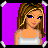 Pixel art contact sheet showing four frames of a female character in white tank top and blue jeans against purple background with text "Single n Lovin it".