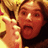 A pixelated image of a person with light brown hair making a surprised expression, holding a hand near their face, with orange text reading 'AAAH FOOT!' in the top-right corner.
