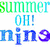Animated summer-themed icon with text 'SUMMER OH! mine' and beach scenes including hearts, palm trees, and a person wearing yellow sunglasses.