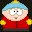 Pixelated character with light blue hat, red jacket, yellow gloves; mouth changes from closed to open across frames.