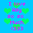 Blue background with green heart shapes and pink text reading "I love Ally so so Much <333" in a pixelated style.