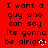 Red background with repeated black text "I want a guy who can say its gonna be alright" and white heart symbols, some of which change position across frames.