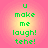 Four identical pixelated text on a pink-to-yellow gradient background, each displaying green lowercase letters