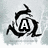 Four variations of a black and white icon with swirling shapes, each displaying different text: A, Fire, Inside, and 4H.