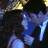 A 2-frame animated contact sheet showing a character in blue attire on the left and "MOULIN ROUGE!" text on the right, with visible pixelation and color artifacts.