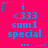 A static image with a bright pink background featuring repeated blue text and star motifs