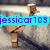 Pixelated cartoon character in brown outfit with white hat stands on stone ledge, text overlays change across frames.