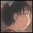 A 48x48 pixel buddy icon featuring a side-profile anime character with dark hair and glasses on the left, paired with "Anime IM" text in white pixelated font on black background on the right.