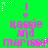 Green background with repeated pink text 'Kassie And marissa!' and white stars, featuring pixelated text and heart symbols.