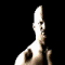 A static collage of multiple images featuring a bald man with facial hair in various poses and expressions, including close-ups, full-body shots, and text overlays reading "STONE GOLD" on textured backgrounds.