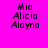 Four identical display stacked text on a bright pink background with yellow horizontal bars covering the middle line in each