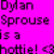 A static image with a bright pink background on the left and yellow on the right, featuring pixelated text and a person's face.
