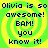 Four identical display text on a green-yellow spiral background with no visible animation changes