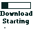 Animated sequence showing download progress bars, 'HOORAY' text with particle effects, and 'You now SUCK' text variations in pixelated style.