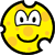 Yellow cheese-shaped icon with black outline, white eyes with black pupils, and a curved smile on gray background.