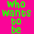A static contact sheet of an animated icon featuring repeated text on a bright pink background with green and white pixelated lettering.