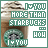 identical pixelated icons featuring a Starbucks drink with whipped cream, green text reading 'I ❤️ YOU MORE THAN STARBUCKS', and the word 'Huh' below