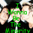 Green text overlays on a black background with repeated images of people in white hats and dark clothing, displaying phrases about minority and majority.