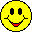 Two pixelated yellow smiley face icons side-by-side on a gray background, one with standard eyes and mouth, the other with angled eyes and a tongue sticking out.