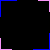 Animated icon with repeated text 'Naomi' in white cursive script, small heart symbols, and blue/pink crosshair markers on black background.