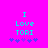 Cyan text "I Love TORI" on bright pink background with five purple star icons below, two versions differ in star arrangement.