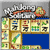 Pixelated grid of game icons with a blue rectangular area and a top banner featuring a red and white object.
