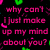 Pixelated text in pink, green, and cyan on black background with floating heart shapes.