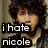 A pixelated image of a person with curly hair in four text-labeled sections showing different expressions and phrases.