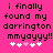 Pixelated text on bright pink background with heart symbols, showing two identical static frames side-by-side.