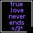 Four identical display purple text on black with white borders; two show a white heart symbol, two show a white star symbol