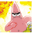 A 4-frame contact sheet of a pink starfish character with changing facial expressions and visible text in the bottom-right frame.
