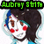 Pixelated cartoon character with dark hair and blue highlights, red cheeks, brown eyes, and a white face, shown in three color variations of the name text above.