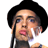 Pixelated static image of a person with dark hair and light skin, wearing a white top against a transparent background.