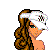 Pixelated image of three women with distinct hairstyles and headwear alongside blue text reading "Welcome To The Prep Club" on a white background.