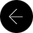 Black circular icon with a white left-pointing chevron symbol on a gray background.