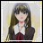 A pixelated anime-style character with long brown hair and a school uniform on the left, next to stylized text reading "Anime IM" and "COM" on a black background.