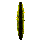 Animated sequence of a yellow oval-shaped object rotating through multiple angles against a gray background.
