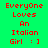 Green background with red text reading 'EveryOne Loves An Italian Girl :]' in pixelated font, displayed across three of repeated text blocks