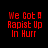 Red pixelated text on black background with white rectangular overlays shifting across the text in four distinct positions.