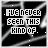 20 pixelated frames showing text 'I've never been this kind of' transitioning to 'love', with green and white lettering on a black background featuring diagonal light streaks