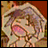 A 48x48 pixel buddy icon featuring a cartoon anime-style character with blonde hair and pink cheeks on the left, paired with "Anime IM" text in white pixelated font on black background to the right.