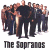 A 50x50 pixel animated contact sheet showing two frames of a group image with text "The Sopranos" and green text "Original Icons .com" on the right frame.