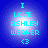 Four identical circular icons with blue gradient backgrounds display cyan text reading "I LOVE ASHLEY WEAVER" and a heart symbol, arranged in a