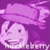 Pixelated purple icon of a smiling character with a hat, repeated in a with text 'strawberry' below each instance