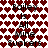 Animated icon with repeating heart pattern background and text 'Bailey Is All Mine Suckers' in two vertical