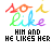 identical colorful pixel art icons featuring 'HIM AND HE LIKES HER' text beneath a rainbow gradient 'like' symbol with small orange and yellow accents