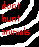 Red pixelated text reads 'dont hunt animals' over black and white diagonal stripes on a gray background.