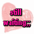 Four pink heart-shaped backgrounds with pixelated text in bright pink and black outlines, arranged in a