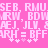 Pixelated text in white on a solid pink background, with repeated phrases and symbols arranged across the image.