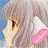 A 48x48 pixel buddy icon featuring a side-profile anime character with light brown hair and pink ear accessories, paired with a black background displaying "Anime IM" text in white pixelated font.